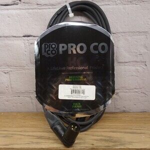 Pro Co MMRC-10 10' XLRF To Right Angle XLRM Microphone Cable